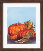 Framed Watercolor Harvest IV