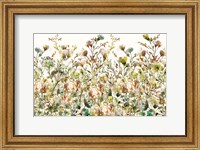 Framed Transparent Garden Spice Pattern