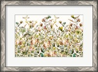 Framed Transparent Garden Spice Pattern