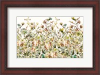 Framed Transparent Garden Spice Pattern