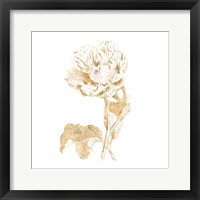 Gilded Botanical VII Sq Framed Print