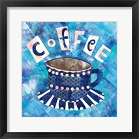 Cafe Collage I Framed Print