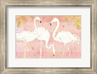 Framed Flamingo Fever IV