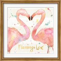 Framed Flamingo Fever II