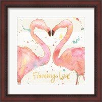 Framed Flamingo Fever II