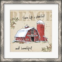 Framed Country Christmas I