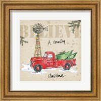 Framed Country Christmas IV