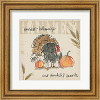 Framed 'Be Thankful II' border=