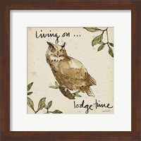 Framed 'Lodge Life VI' border=