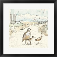 Framed 'Coastal Breeze X' border=