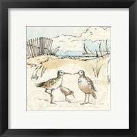 Framed 'Coastal Breeze XI' border=