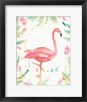 Flamingo Fever XII Framed Print