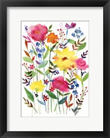 Annes Flowers III Framed Print