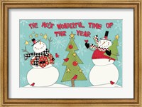 Framed Snowman Sentiments I