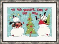 Framed Snowman Sentiments I