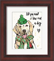 Framed Strike a Paws V Christmas