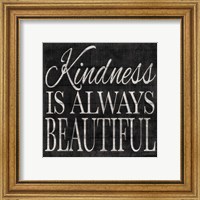 Framed 'Kindness and Joy Signs I' border=