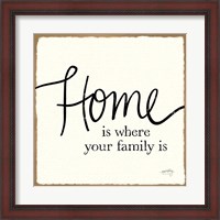 Framed Blessings of Home II (Home)