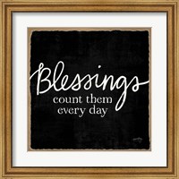 Framed Blessings of Home III (Blessings)
