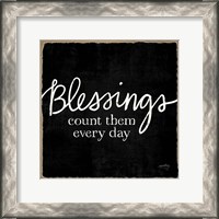 Framed Blessings of Home III (Blessings)