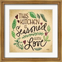 Framed Kitchen Memories I (Kitchen seasoned)