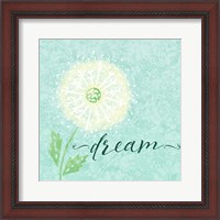 Framed 'Dandelion Wishes I' border=