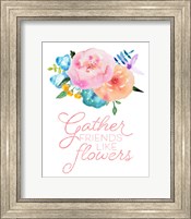 Framed Flowers in Full Bloom I