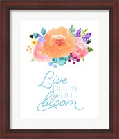 Framed Flowers in Full Bloom II