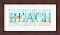 Framed Beach Sandpiper Sign