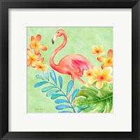 Framed 'Tropical Paradise Brights IV' border=