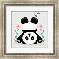 Framed Tumbling Pandas II