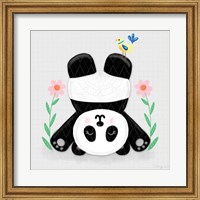 Framed Tumbling Pandas II