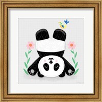 Framed Tumbling Pandas II