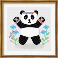 Framed Tumbling Pandas III