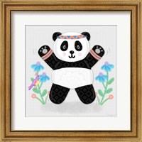 Framed Tumbling Pandas III