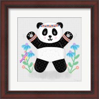 Framed Tumbling Pandas III