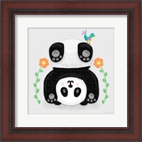 Framed Tumbling Pandas IV