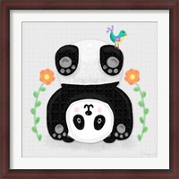 Framed Tumbling Pandas IV