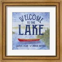 Framed Lake Living III (welcome lake)