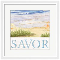 Framed Savor the Sea III