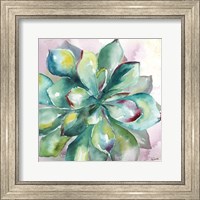 Framed Succulent Watercolor I