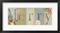 Be Merry Sign Framed Print