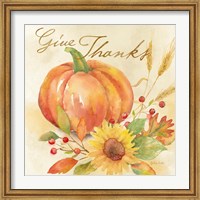 Framed Welcome Fall - Give Thanks