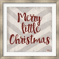 Framed Chevron Christmas I