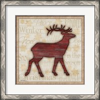 Framed Rustic Reindeer