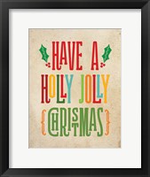 Framed Colorful Christmas I