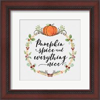 Framed Pumpkin Spice Sentiment II