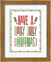 Framed Colorful Christmas with border I