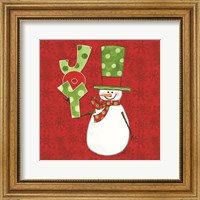 Framed Winter Wonderland Snowmen III