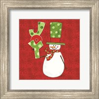 Framed Winter Wonderland Snowmen III